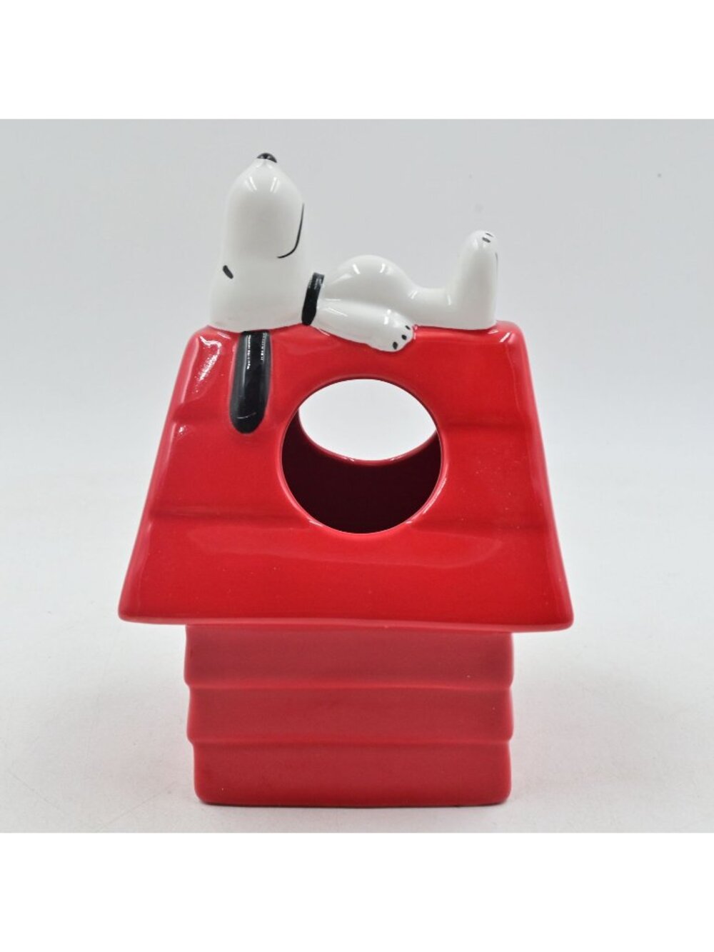 Peanuts Snoopy Ceramic Doghouse Toothbrush Holder Desk Pen Organizer